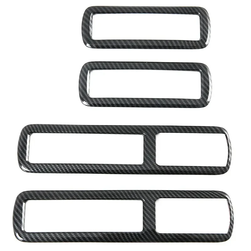 

For Toyota Highlander 2022 Kluger XU70 ABS Carbon Fiber Roof Air Outlet Rear AC Vent Interior Decoration Accessories