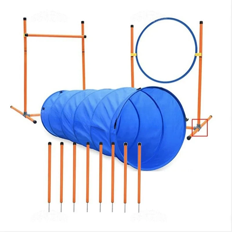 

Pet Agility Training Kit Dog Training Jump bar, hurdles, jump rings and dog obstacle training equipment