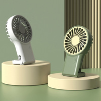 Creative Mini Handheld Small Fan USB Charging Portable 3 Speed High Wind Desktop Office Travel Pocket Fan hangable buckle