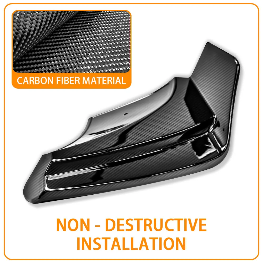 

Rear Bumper Spoiler Lip Gloss Black Lower Splitter canards For Land Rover Defender 2020 -2026