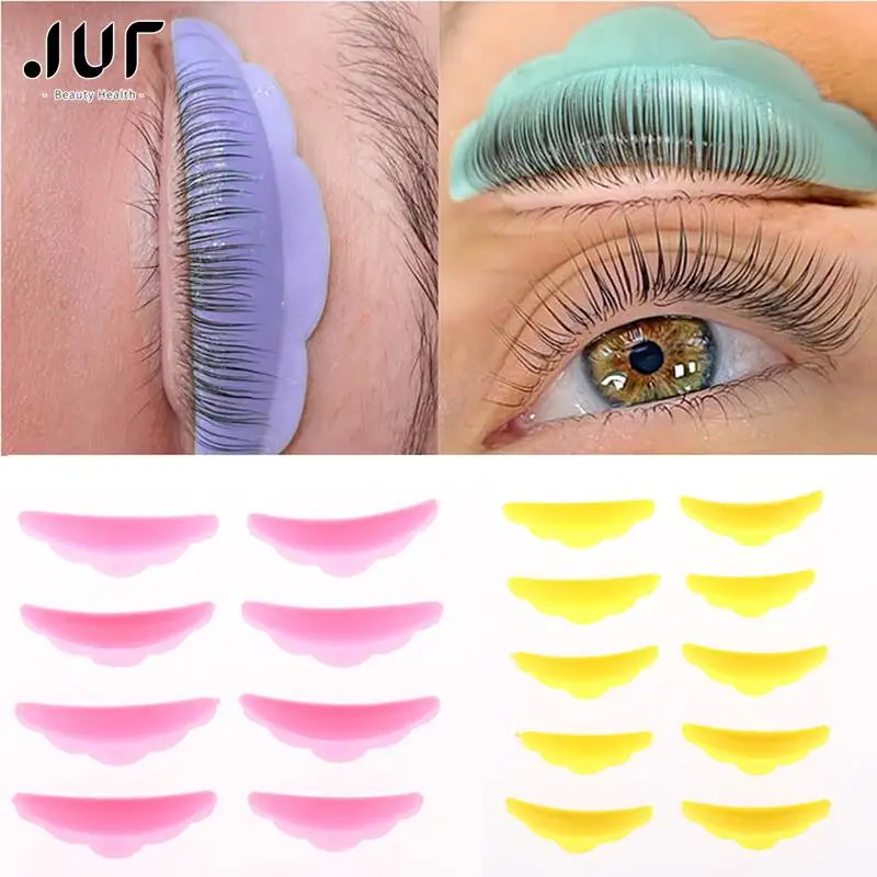 5Pairs Lash Eyelash Grafting lash lift kit Silicone Perm Pad Eyelash Lifting Pad Reusable 3D Eyelashes Extension Accessories 