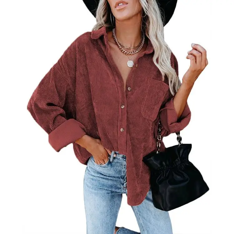 

Women's Color Lapel Casual Jaet irt Long Sve Cosplay Costume Fem Attendees Event Par Anime Game Con