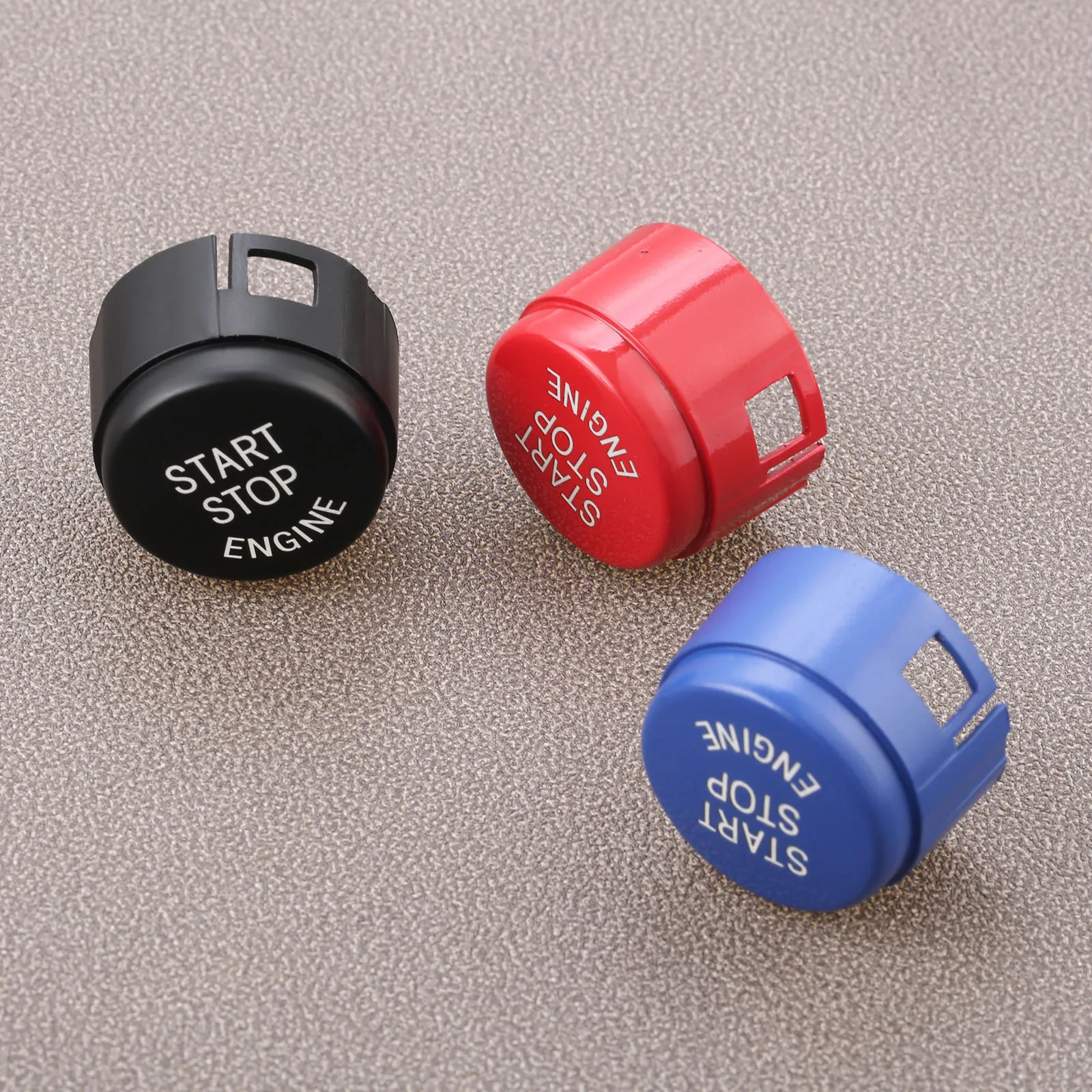 1Pc Black/Red/Blue Car Engine Start Stop Button Switch Cover for BMW 1-7 Series F20-F23 F30-F33 F10-F13 F01 F02 X1 X3 X4 X5 X6
