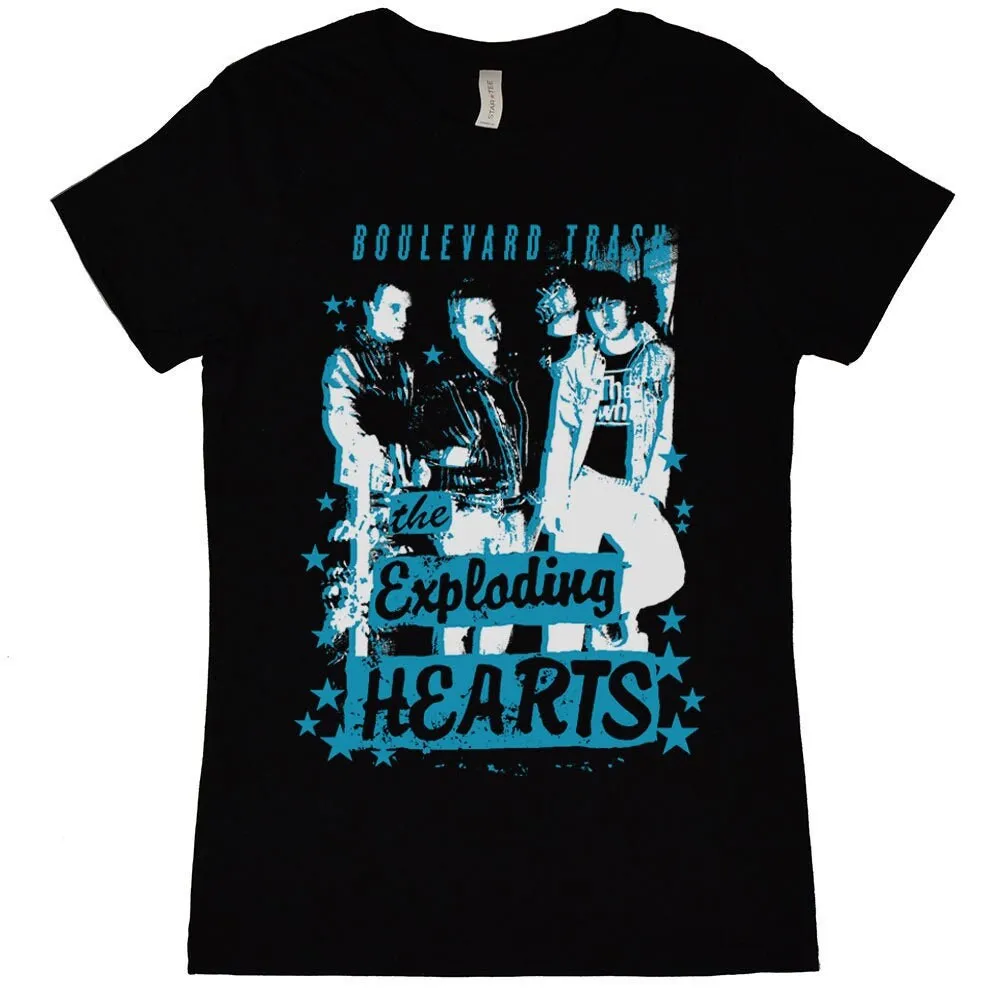 Exploding Hearts Boulevard Trash Women'S T Shirt