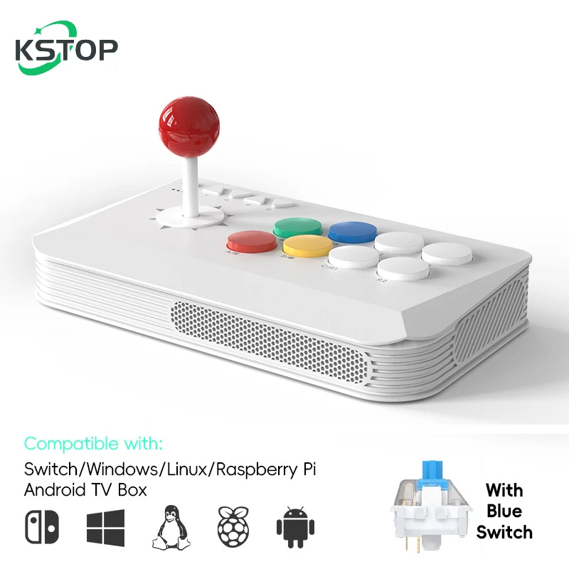 

Arcade Game Joystick Wireless Bluetooth Games Stick Keyboards For Switch/PS3/M8 Game Joystick PC IOS Android Fighting Joystick