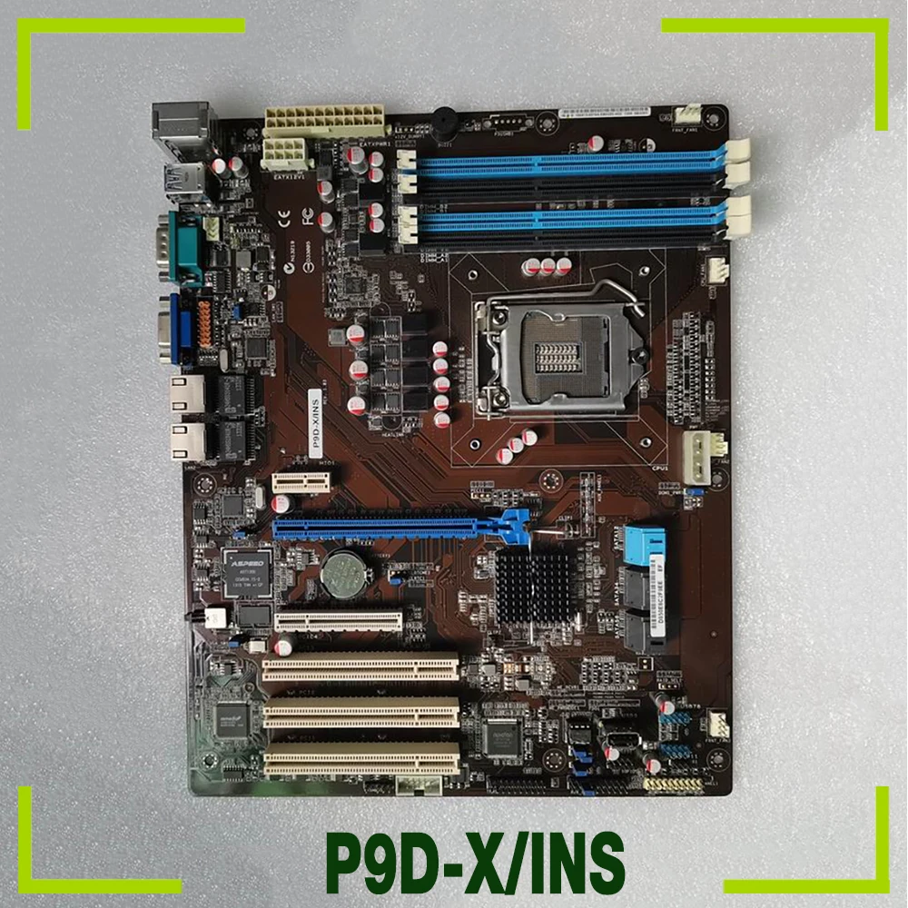 For Asus 1150 Pin Single-channel Server Motherboard C222 Chip P9D-X/INS