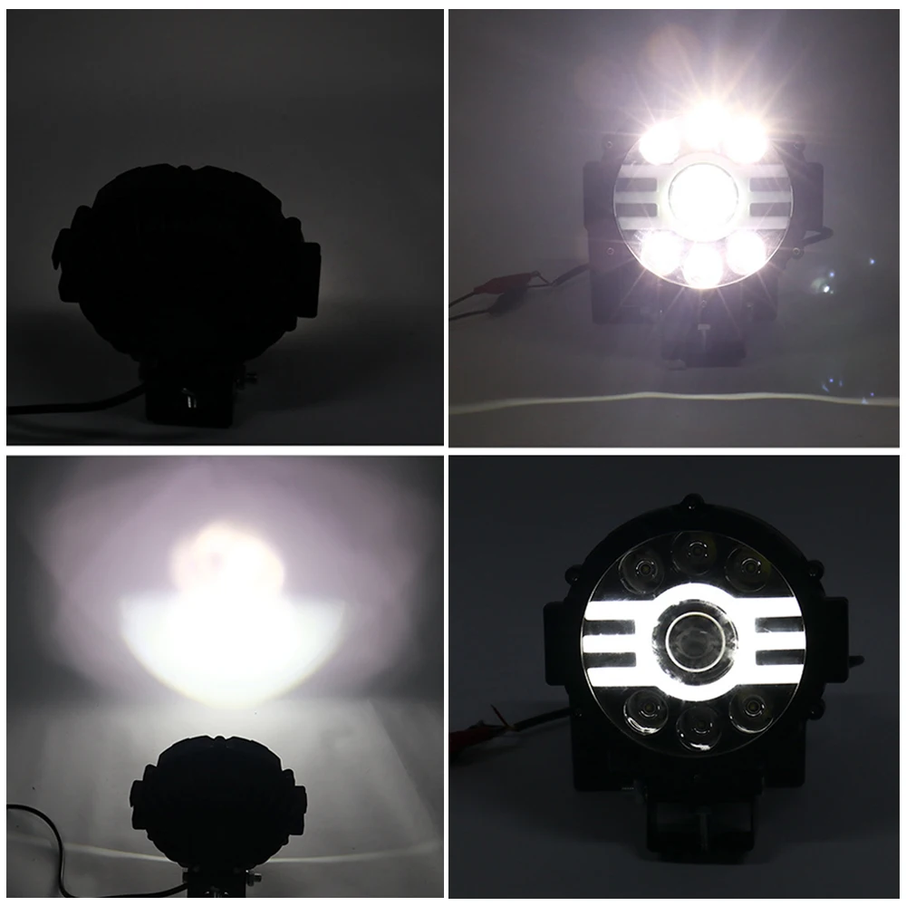 Car 60W 7 Inch White DRL LED Work Light Spotlight Off-Road Headlight Projector Driving Fog Light Truck SUV ATV 4X4 Accessories