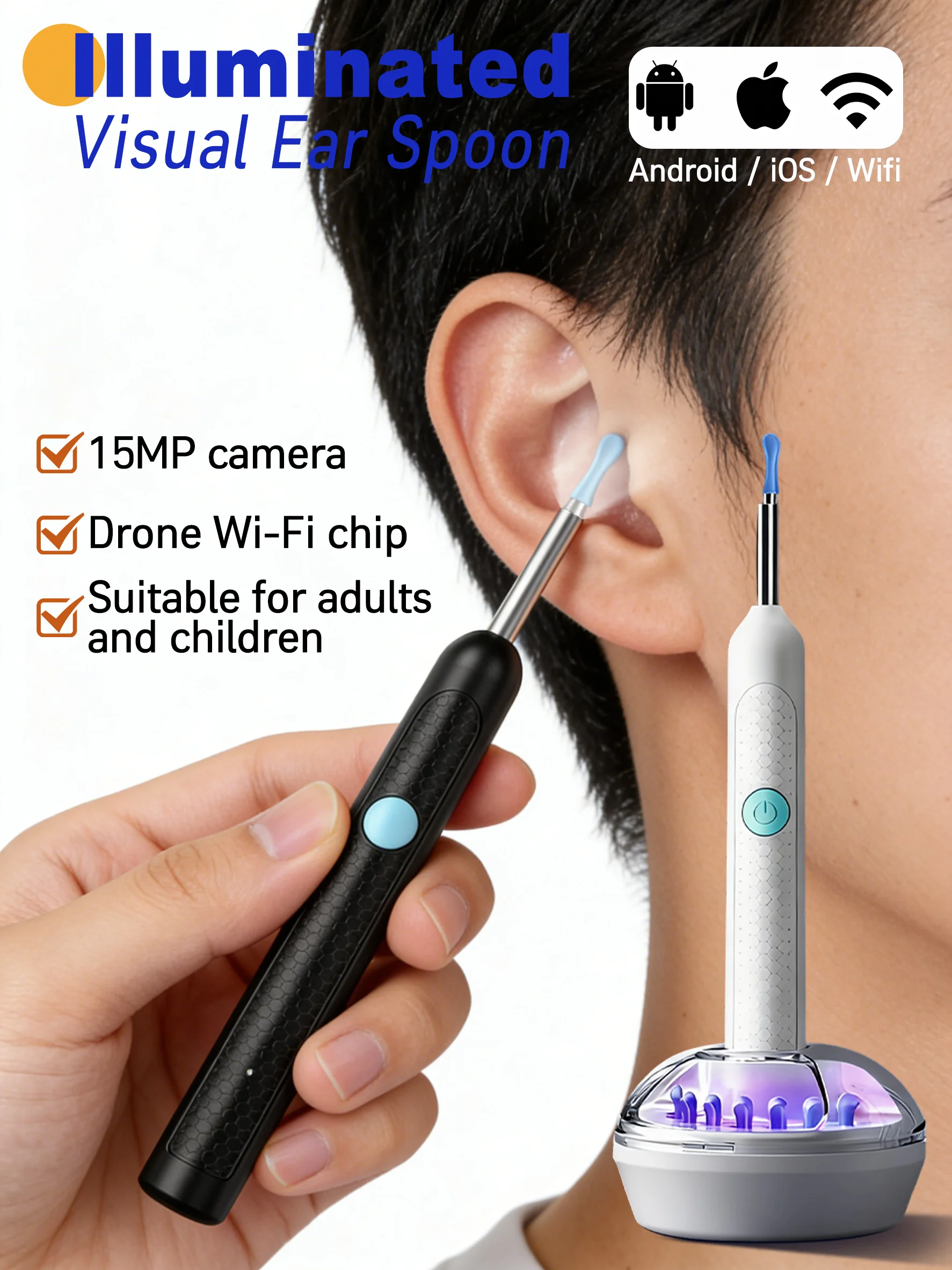 

Цифровой отоскоп, камера для чистки ушей, эндоскопическая камера, эндоскоп для удаления ушной серы с камерой, инструменты для чистки ушей