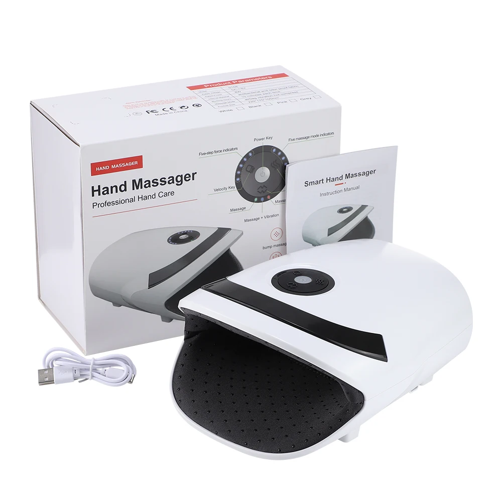 

Hand Massager Air Pressure Intelligent Hot Compress Hand Massage Device Graphene Heating Electric Airbag Hand Massage Equipment