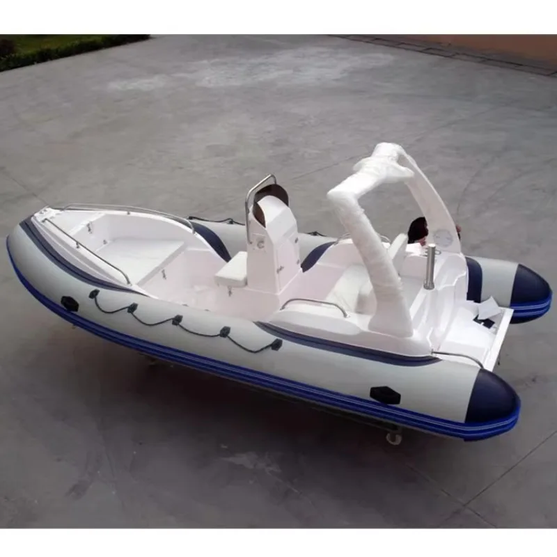 2026 New Style Made in China Fishing Fiberglass Inflatable Boat Hulls Inflatable Fiberglass Boat for Sale