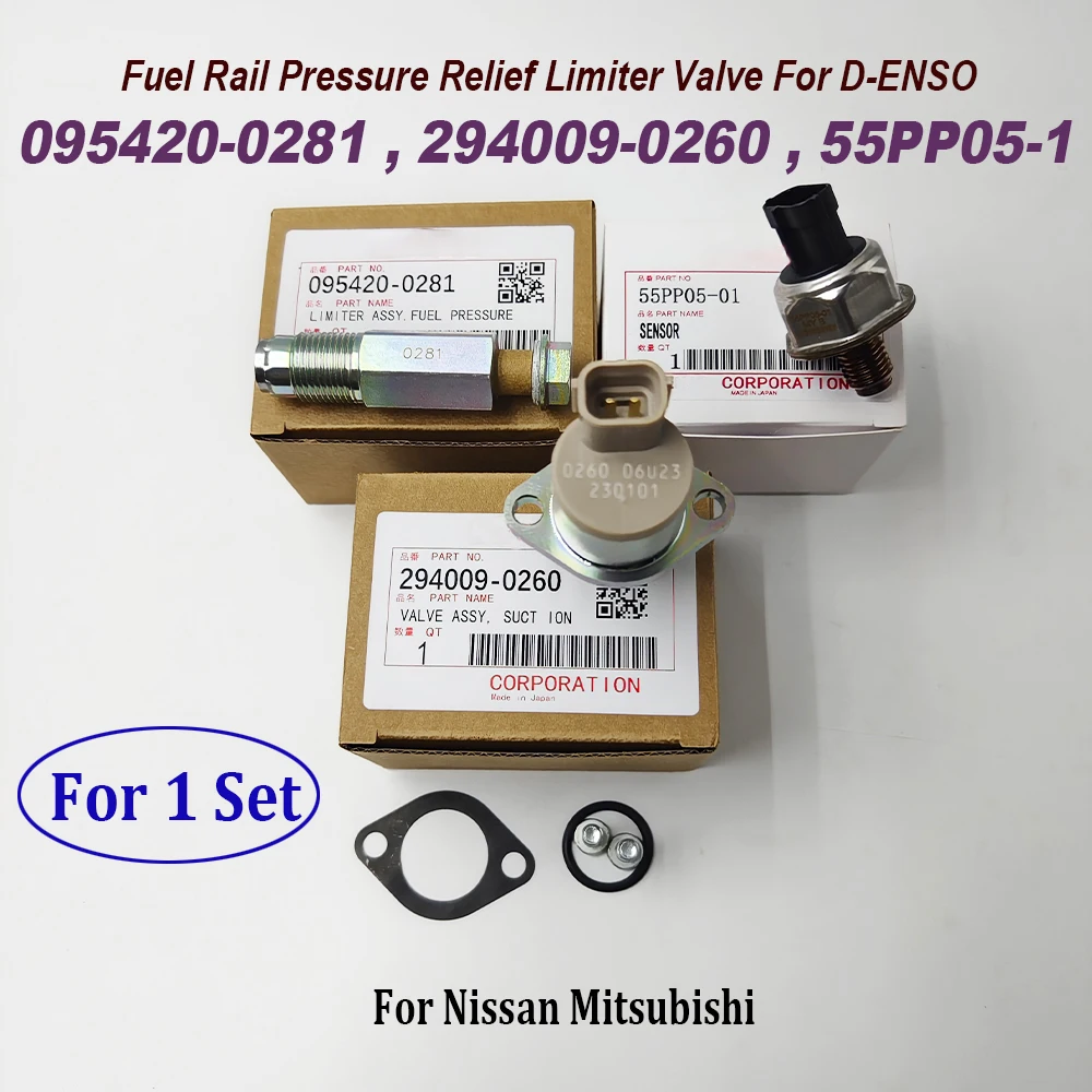 

NEW 294009-0260 095420-0281 55PP05-01 High Pressure Sensor 6C1Q-9H321-AB 294200-0360 TDCi HDi SCV KIT for Transit