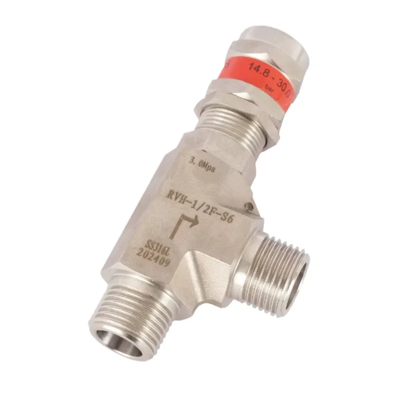 For 316 Stainless Steel Pressure Relief Valve, Gas Exhaust Valve, Corrosion Resistant High Temperature and High Pressure 304