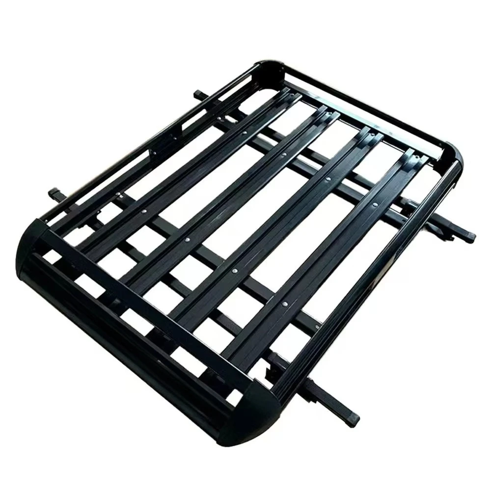 

-Rusted Aluminum Roof Rack for Pickup Trucks Universal Cargo Carrier Platform Luggage Ladder Ramps Ladders Productcustomcustom