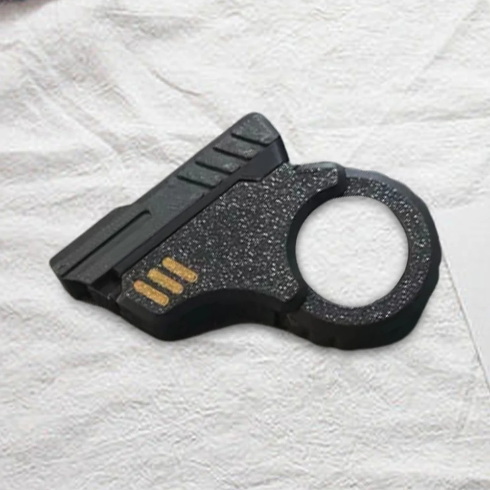 ثلاثية الأبعاد المطبوعة المعادن اليد سبينر فعالة للحد من التوتر بندقية شكل تململ حلقة مسدس صغير لعب للقلق والمعرضين ADHD #2