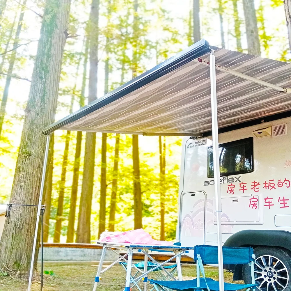 مظلة RV اليدوية بمحرك STLF Soleflex S27E لقافلة المقطورة Motohome #3