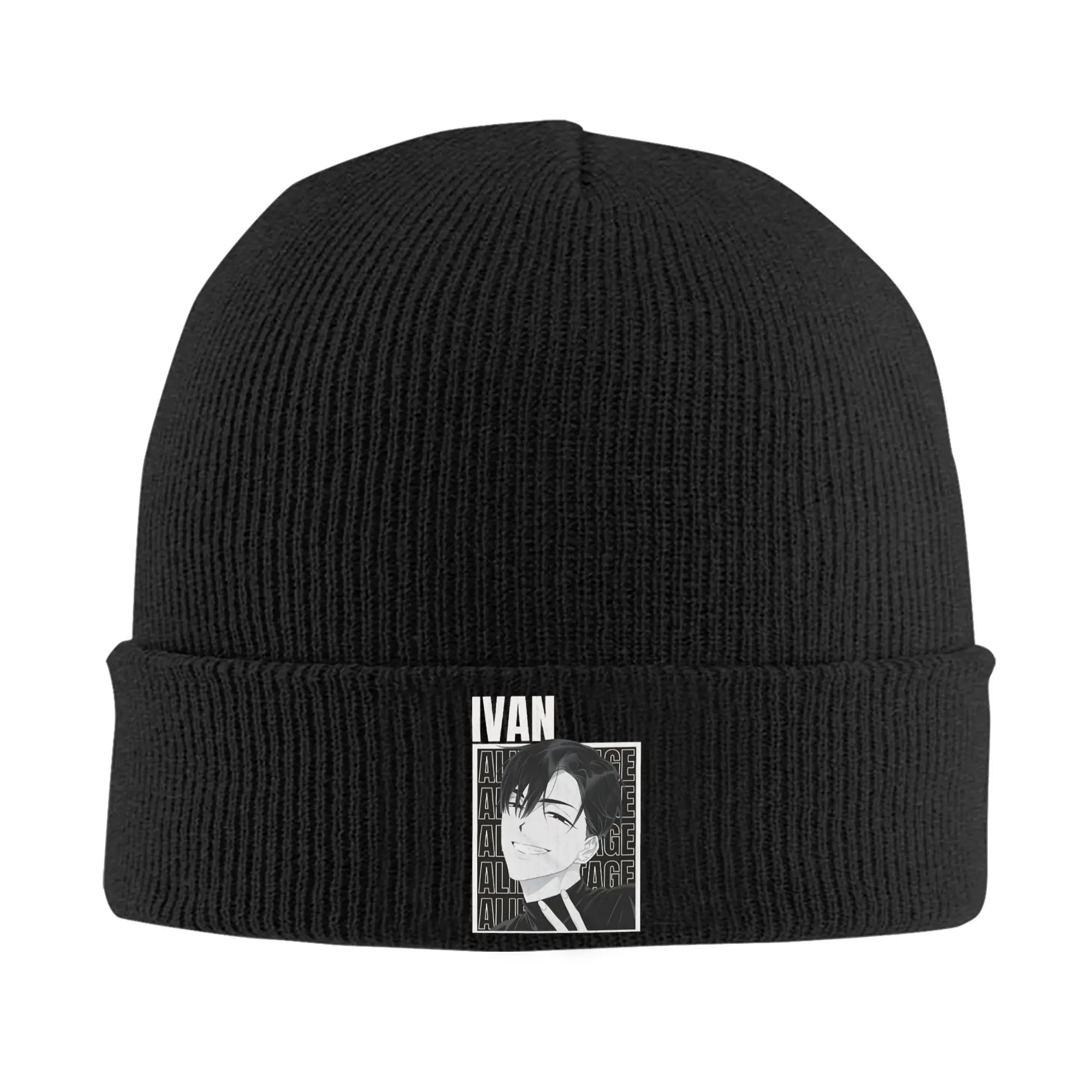 Ivan Alien Stage Anime Hats Autumn Winter Skullies Beanies Warm  Cap Female Male Acrylic Knitted Hat