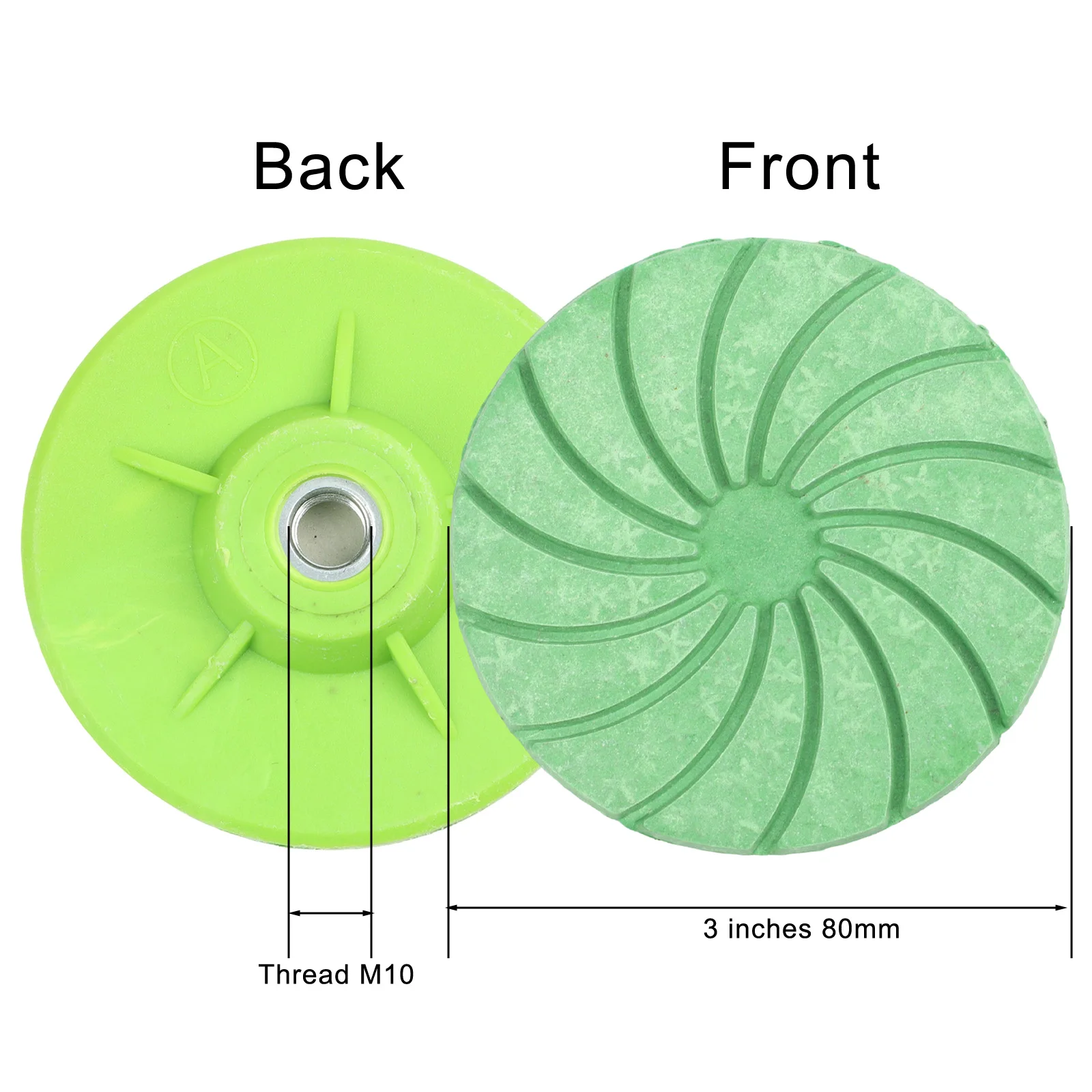 1pcs All-in-One Edge Polishing Disc For Tiles Stone Metal&Glass Polishing Disc Sanding Grinding Discs Power Tool Accessories
