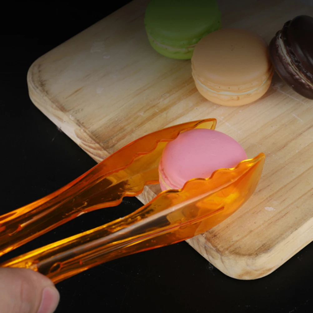 

1pc Premium Silicone Bamboo Food Tongs Kitchen Clips Cooking Utensils Grill Tools for Toast Salad Barbecue