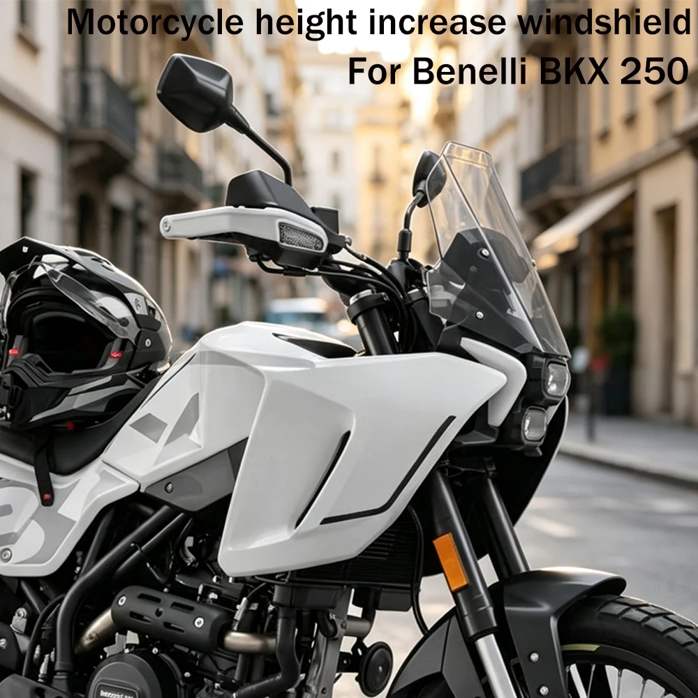 NEUER BKX-250 Motorrad-Windschutzscheiben-Deflektor, erhöhter Windschutz, winddichtes Zubehör für Benelli BKX 250 BKX250
