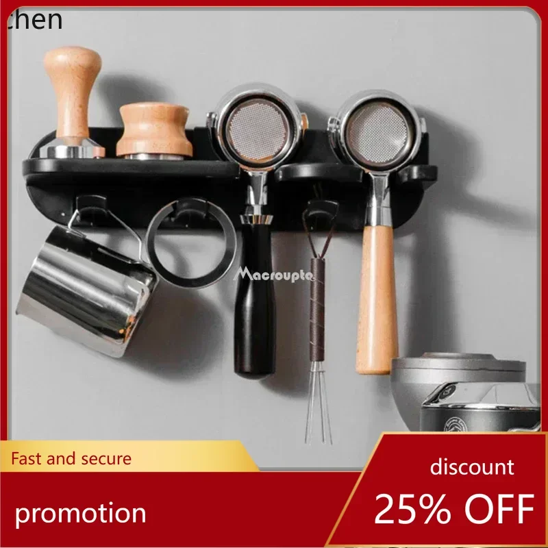 

H1 51/54/58mm wall mounted coffee set storage rack Espresso Coffee Portafilters bracket coffee cabinet storage accessories