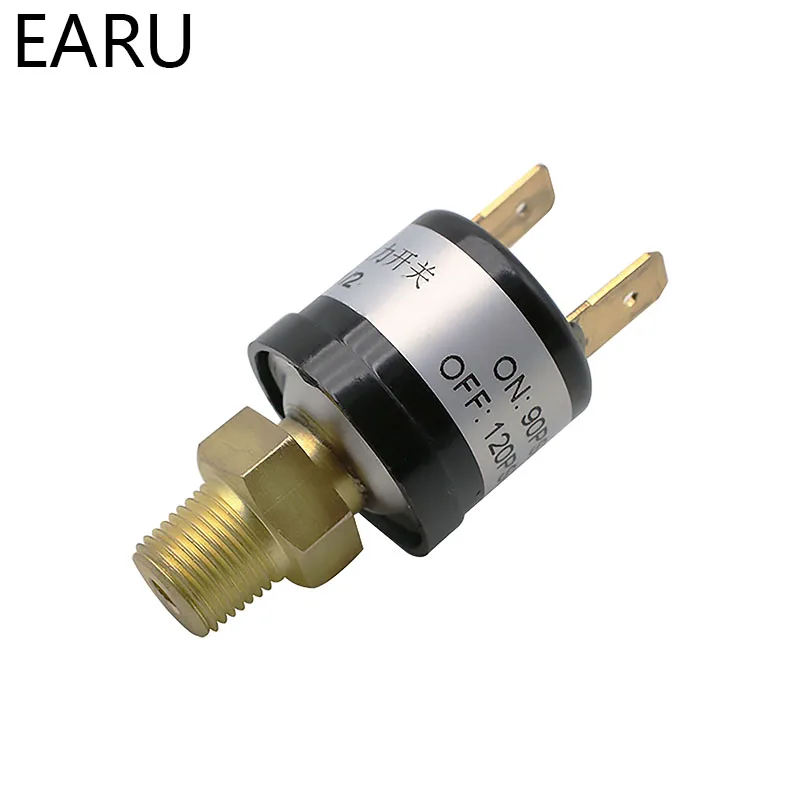 Air Compressor Pressure Control Switch Valve Heavy Duty 90-120 PSI Pressure Controller Sensor Transmitter Transducer Auto Car