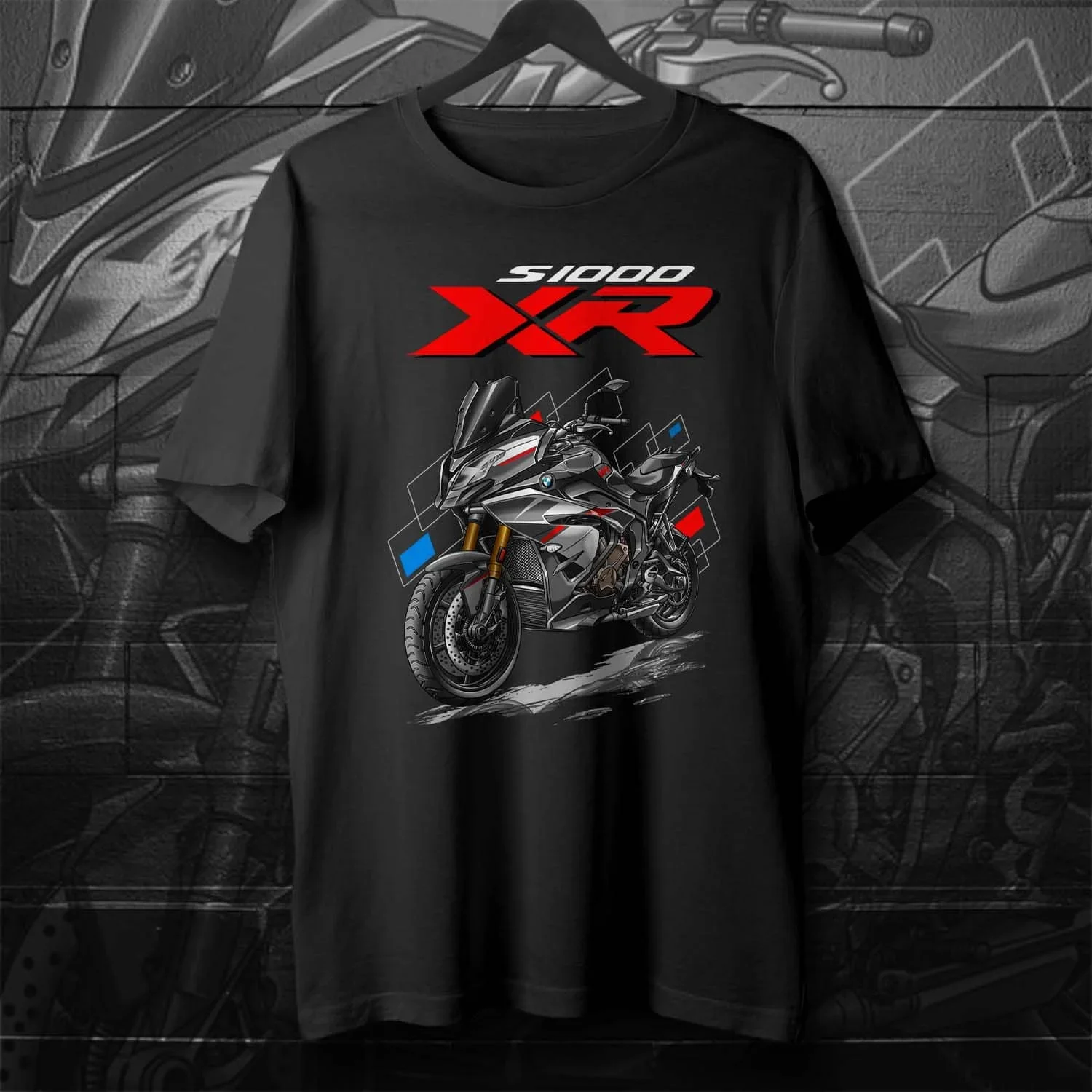 Classic German 2015-2019 Models S1000XR Motorcycle T-Shirt 100% Cotton O-Neck Short Sleeve Casual Mens T-shirt Rider Streetwear