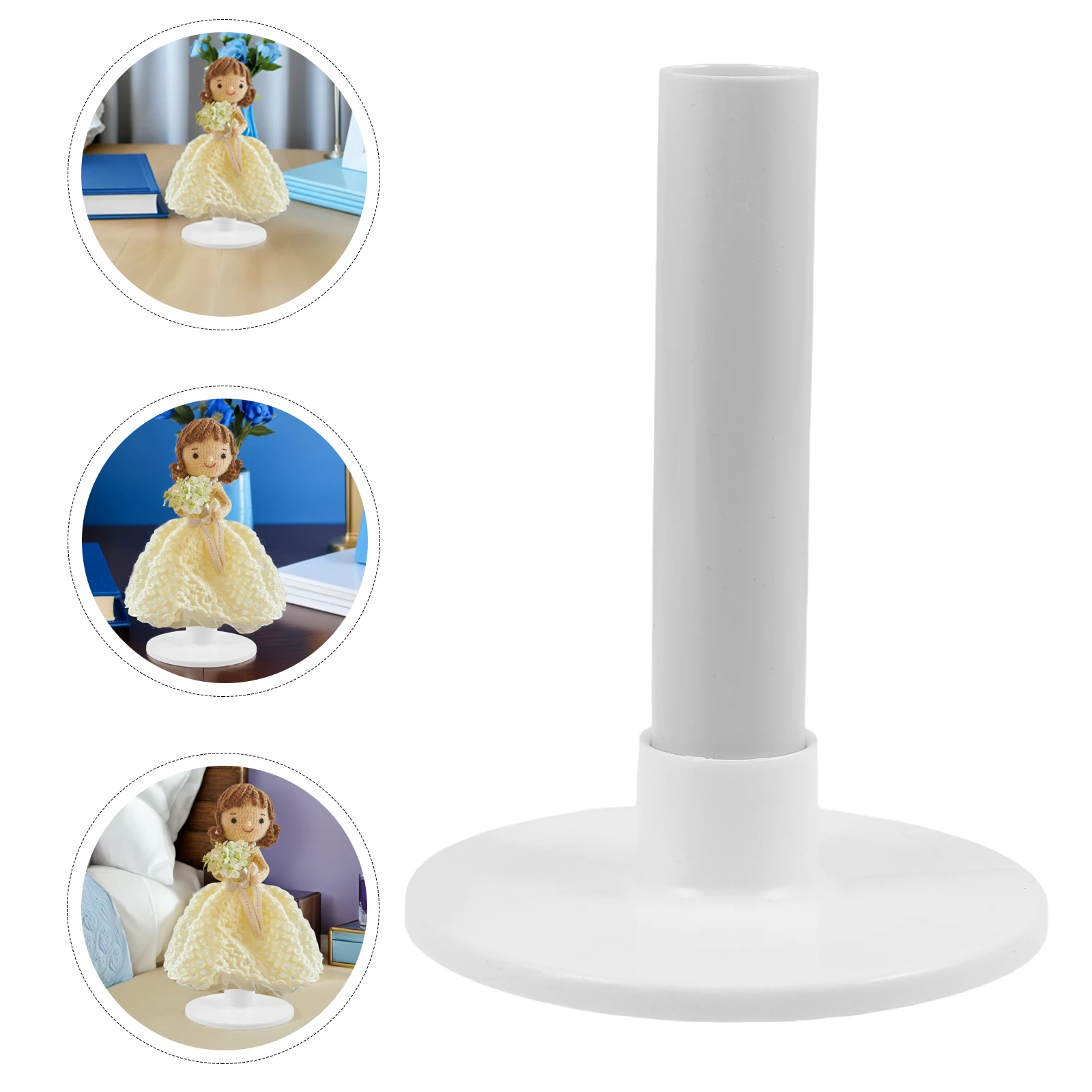 

8pcs Stands Rack Base For 30Cm Figurines Display Support Wedding Miniature Figures Organizer Material Action Figure