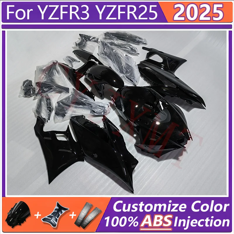 

ABS Injection Motorcycle Fairing Kit for YAMAHA YZFR3 YZFR25 2025 Moto Mold Bodywork Fairings YZF R3 R25 25 Bodyframe Cowl Cover