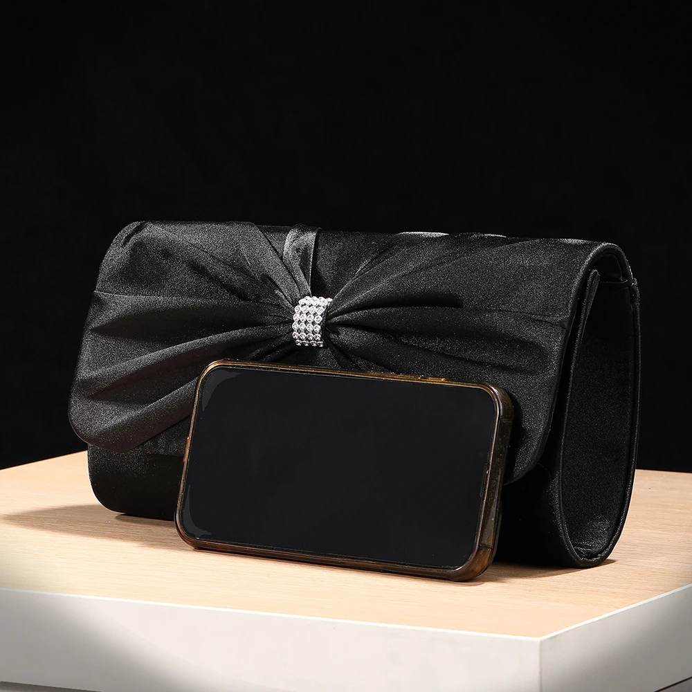 New style rhinestone bow evening party handbag - elegant banquet, annual meeting and party dress handbag