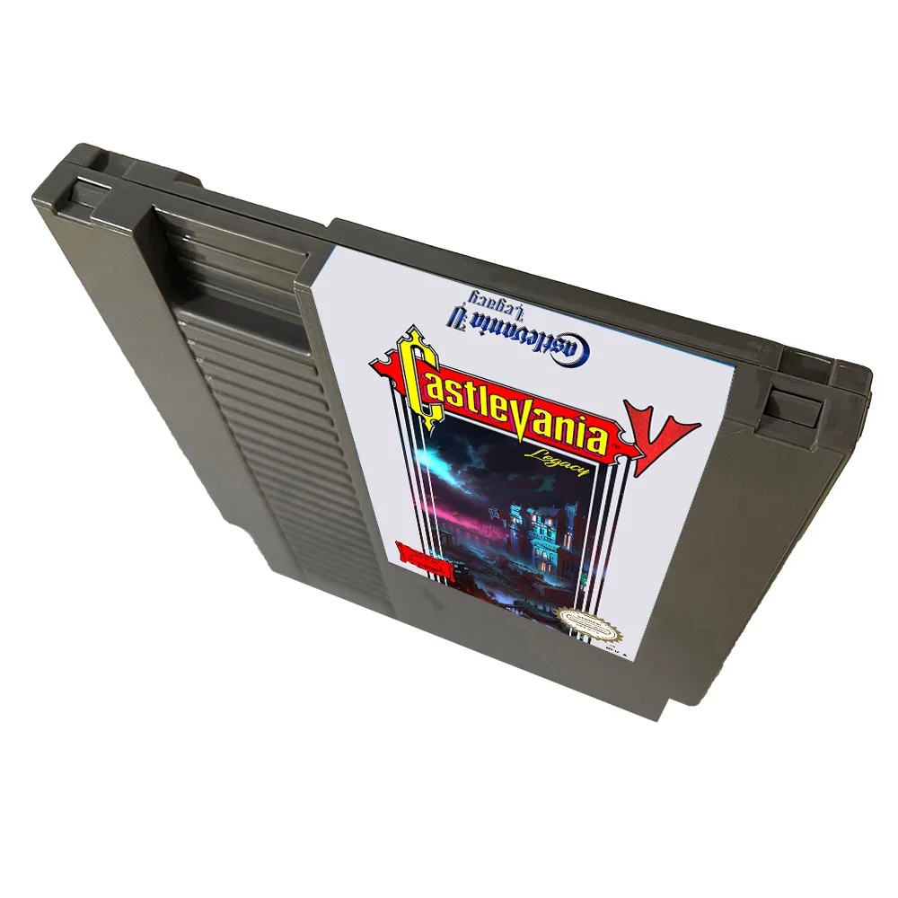 Castlevania V: Legacy NES Rom Hack - خرطوشة ألعاب إصدار 72 دبابيس من الولايات المتحدة الأمريكية/الأوروبية لوحدة تحكم نظام الترفيه نينتندو - اللغة الإنجليزية