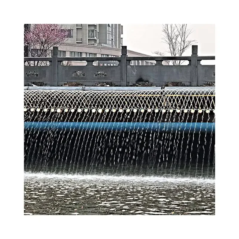 for Stainless Steel Waterfall Fountain Garden Outdoor Artificial Water Feature Landscape Decor Pond Pool Yard Modern Design