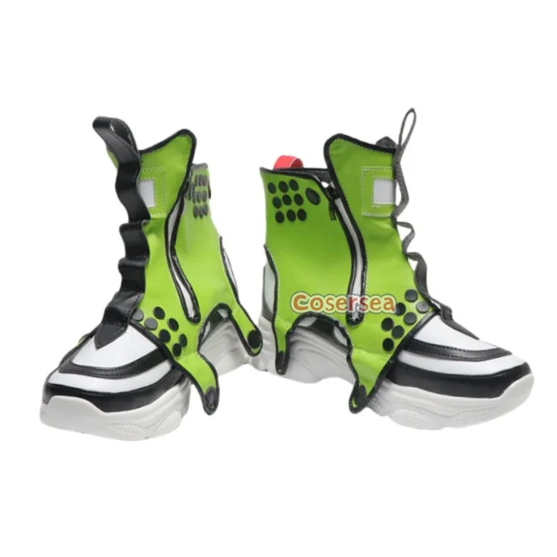 

wiwiwi 123Cosersea Zenless Zone Zero Anby Demara High Heel Halloween Sports Cos Cosplay Shoes