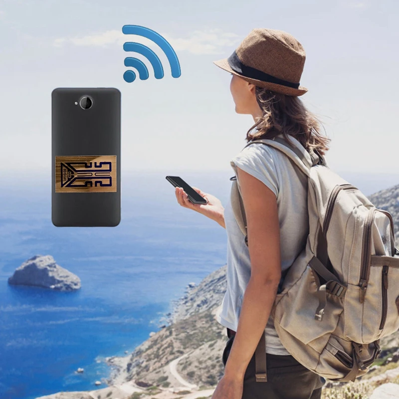 5Piece Signal Enhancement Stickers Cell Phone Signal Booster SP-3 Antenna Signal Amplifier Portable Signal Booster