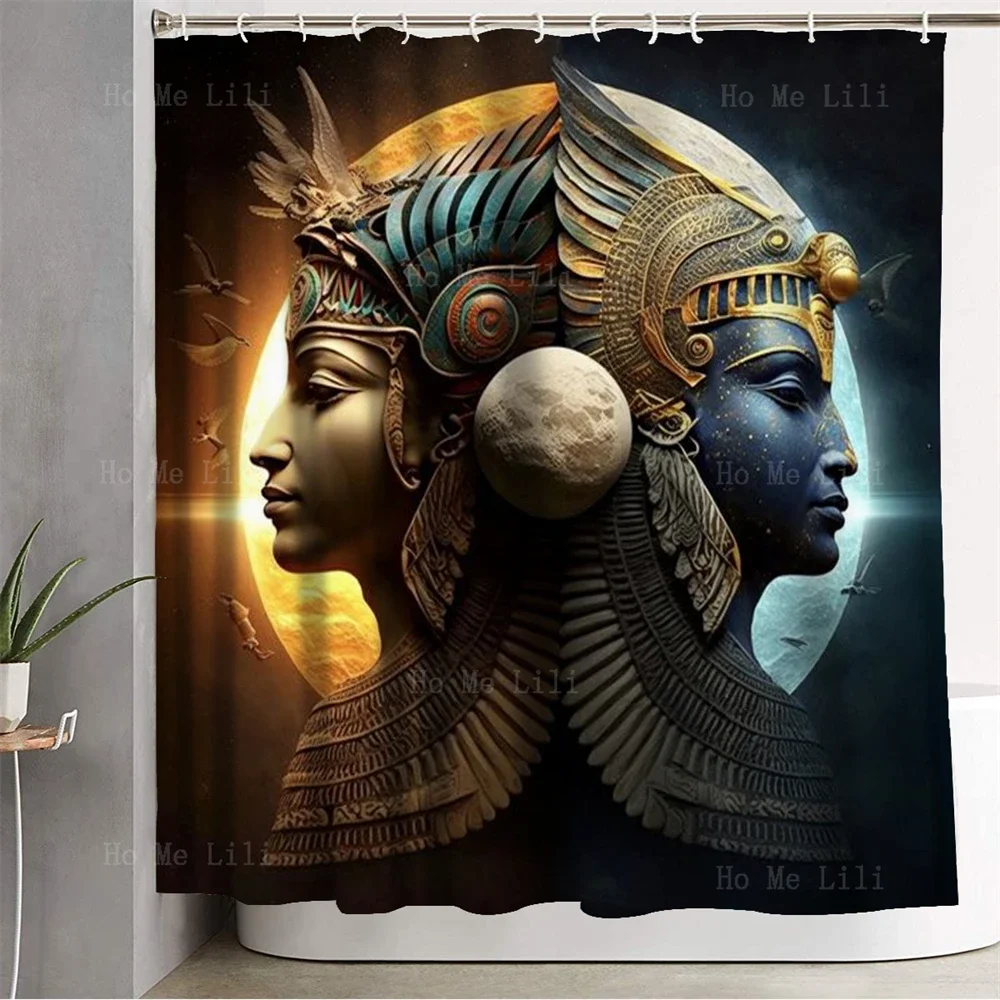 The Ancient Egyptians Looked At Each Other In Awe And Wonder As They Cast Their Eyes To The Sky Shower Curtain For Bathroom Deco