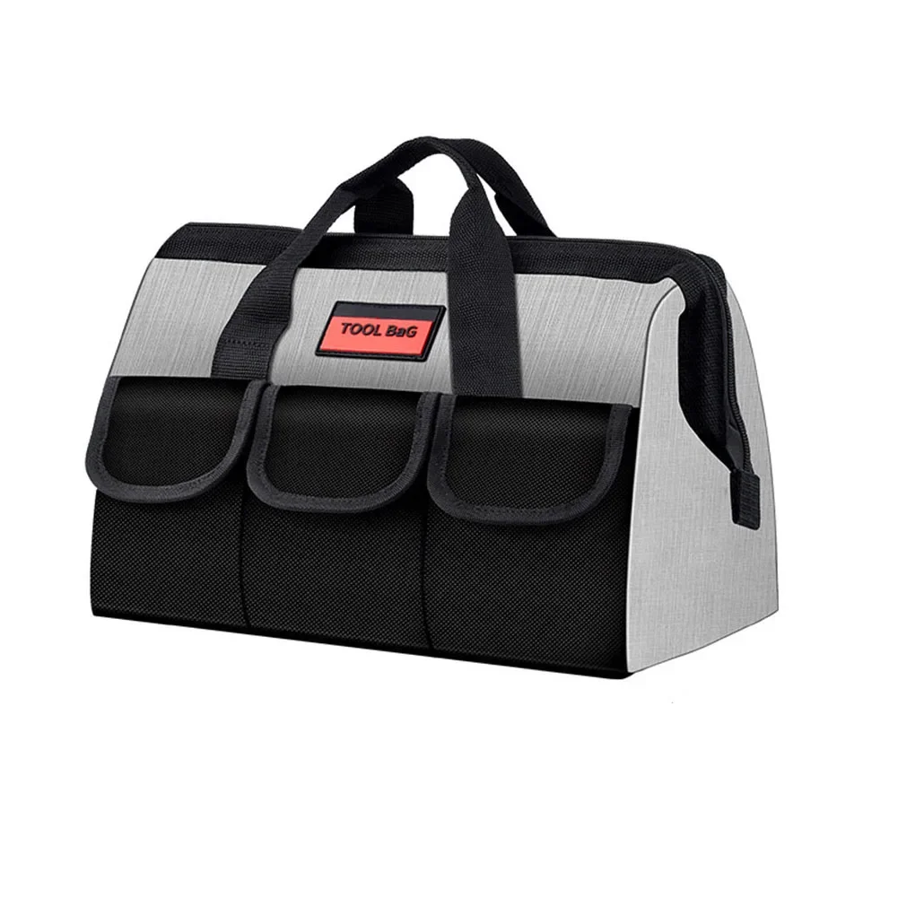 Large Capacity Tool Bag Carpentry Tool Bag Anti-Fall High-density 600D Oxford Cloth Long Life Scratch-resistant