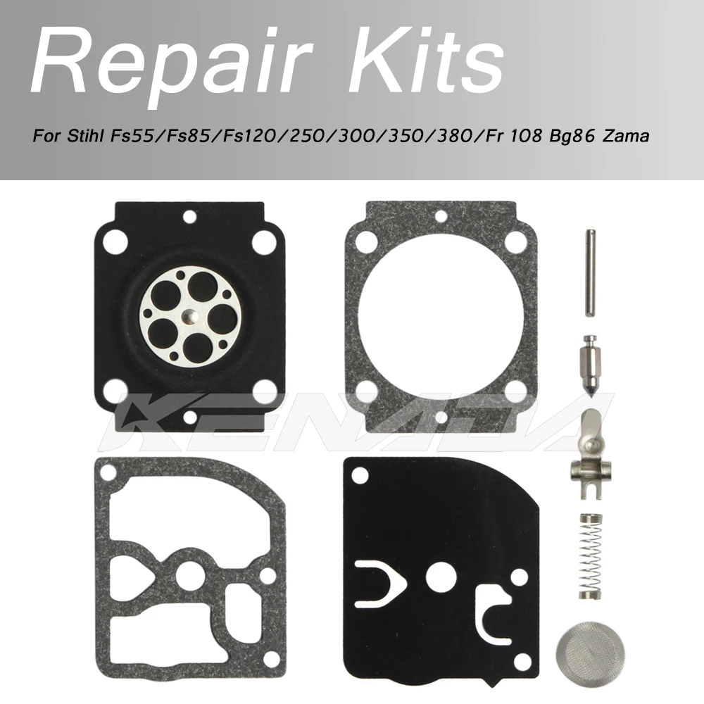 For Stihl Fs55/Fs85/Fs120/250/300/350/380/Fr 108 Bg86 Zama Carburetor Repair Kits