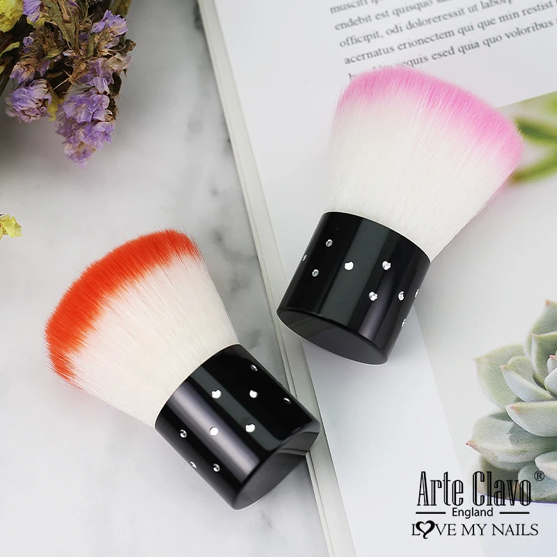 Hot Nail Cleaning Nagelborstel Tool Verwijder stof Poederborstel Acryl UV Gel Nail Art Manicure Pedicure Schone borstel voor nagelverzorging