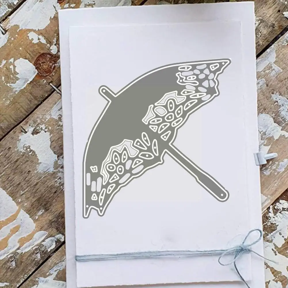 Matryce do cięcia metalu budować parasol Cut DIY Scrapbooking szablony rzemieślnicze foremki do wycinania nóż dziurkacz formy wytłaczania papieru