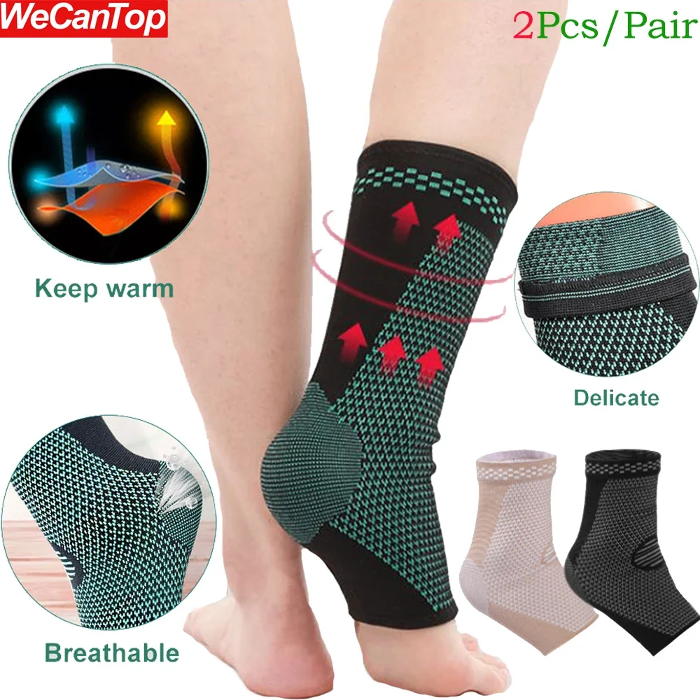 1Pair Ankle Support for Women Men,Breathable Ankle Brace Elastic & Comfortable for Sports,Protects Against Chronic Ankle Strains