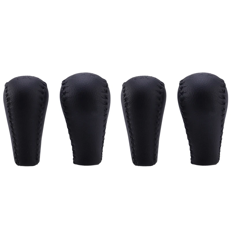 2X 5 Speed Lether Car Gear Shift Konb Gaiter Shifter Knob For NISSAN Patrol GU Y61 Transmission Gear Knob