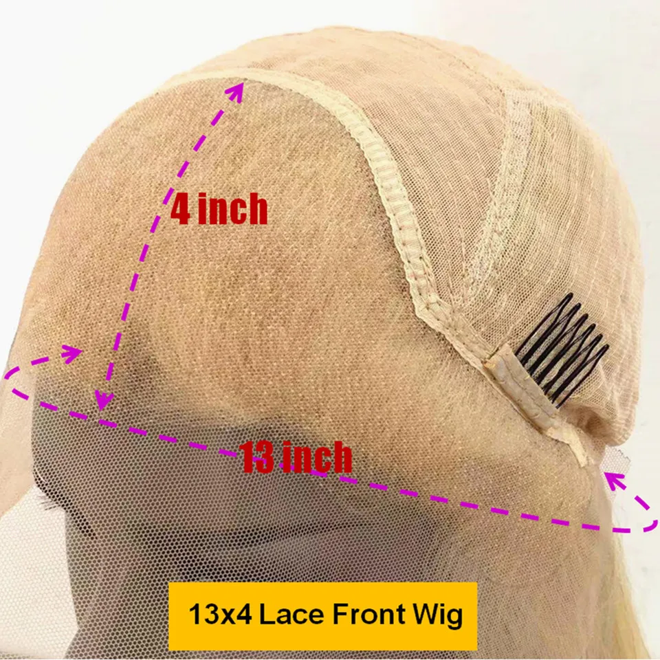 تسليط الضوء على مستقيم قصير بوب خصلات الشعر المستعار الإنسان قبل قطعها شقراء براون Balayaga 180% الكثافة 13x4 الدانتيل الجبهة الباروكات مع شعر الطفل