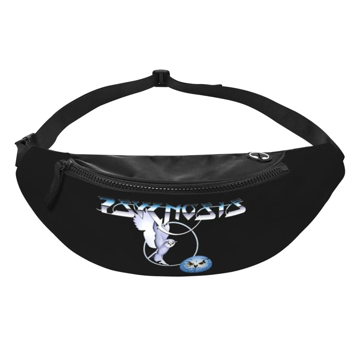 

Amiga Psygnosis Owl Fanny Pack Men Women Crossbody Adjustable Waist Bag Travel Running Phone Pouch