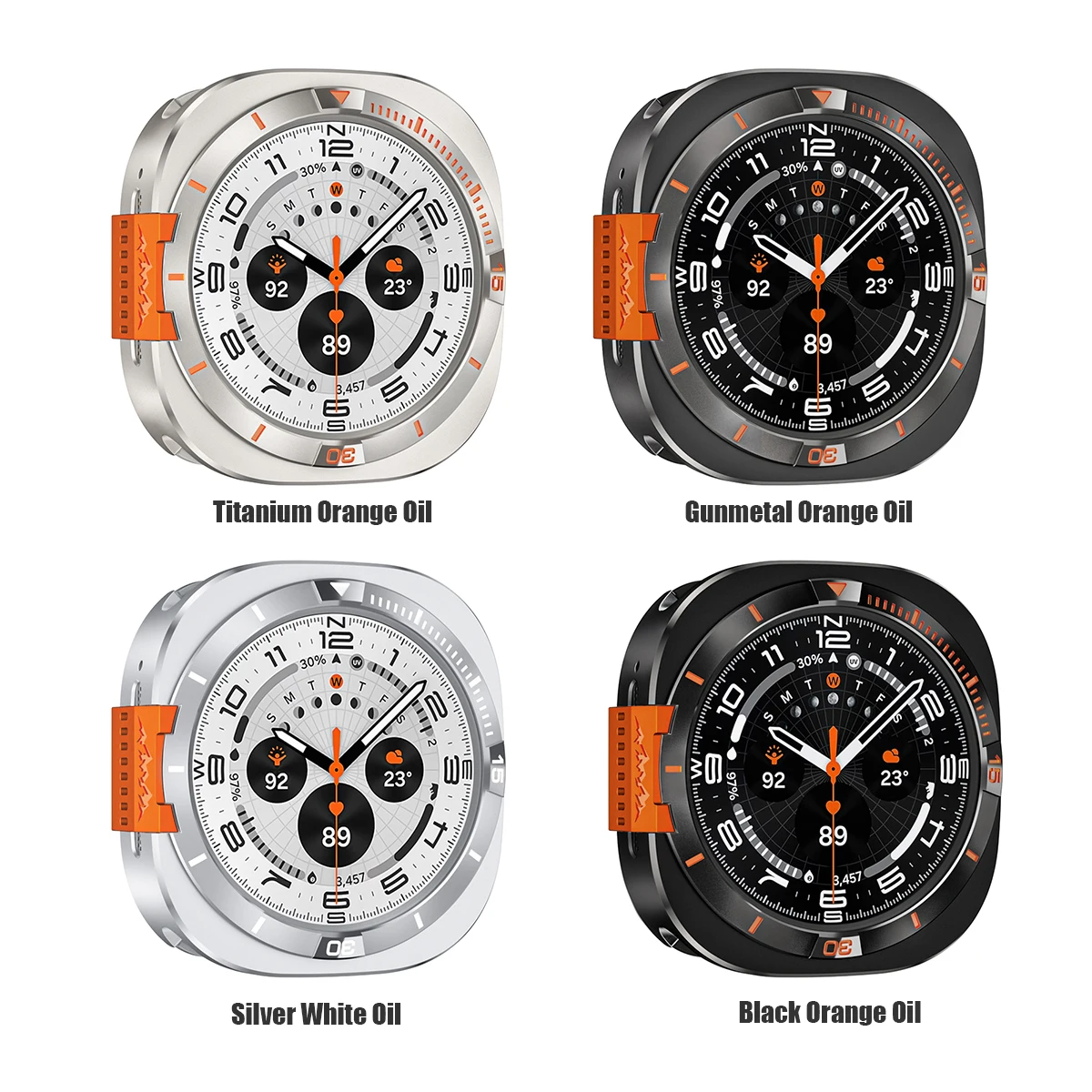 New Metal Case for Samsung Galaxy Watch Ultra 2025/2024 47mm Hard Frame Protector Cover for Galaxy Watch 8/8Classic Accessories