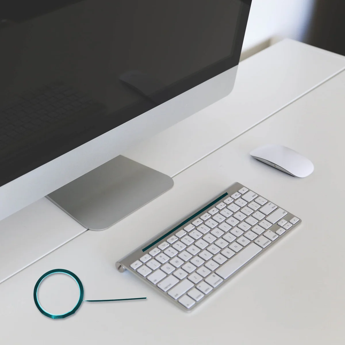 6 Rolls Adhesive Tape Desktop Sign Marking for Positioning Draw Line The Pet Sticker