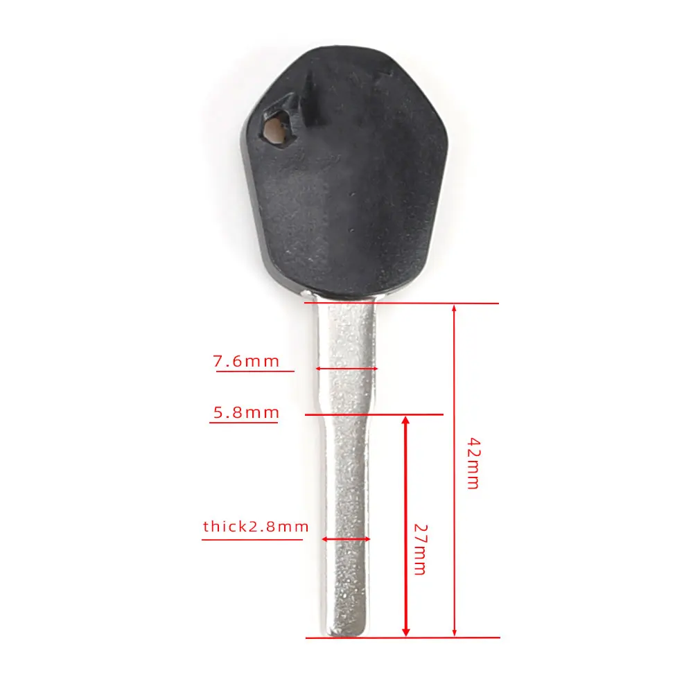 1Pcs New Blank Key Motorcycle Replace Uncut Keys For Duke200 Duke 300 Duke390 DUKE 200 300 390 DUKE300 Embry Uncut Blade