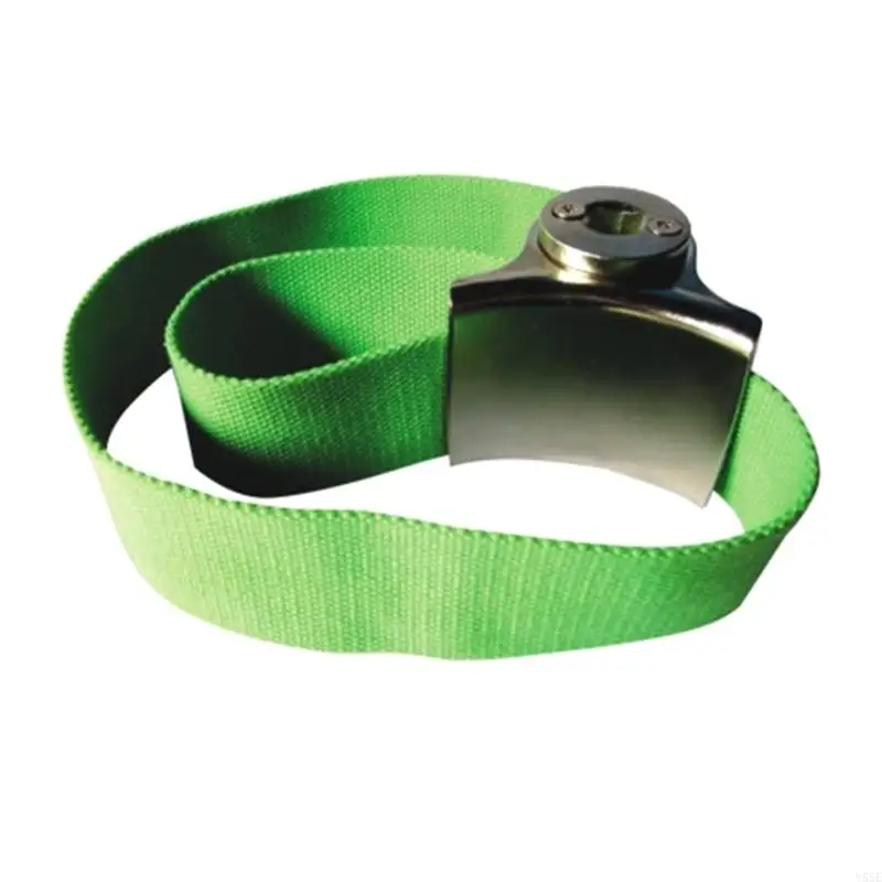 

Y55E Adjustable Truck Car Oil Filter Wrench Remover Puller Canvas Belt Set 40-180mm