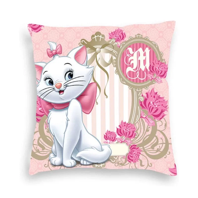 Sarung bantal kucing Disney Marie perlengkapan pesta ulang tahun Customiz The Aristocats Dekorasi Rumah dekorasi Rabu Bar bantal Sofa hadiah anak perempuan