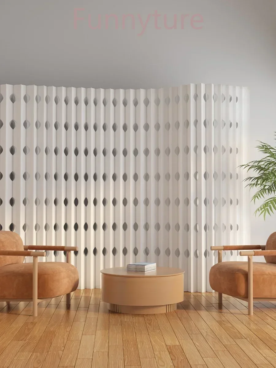 foldable Screen partition paper wall fence office panel room partition baffle movable wall partition Wedding backdrop