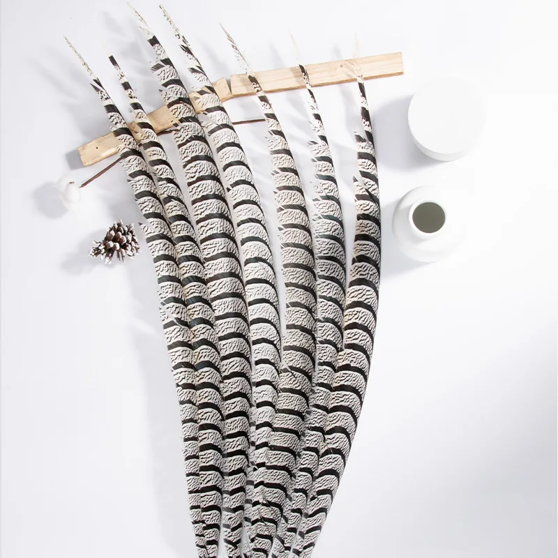 70-100cm Natural Lady Amherst Pheasant Center Tail Feathers 1-10Pcs/lot for Crafts,Decorative Diy Stage Performance,Carnaval