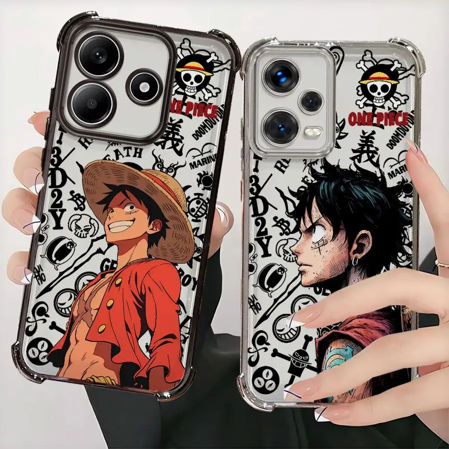 Weiche Handyhülle für Redmi Note 11s 9S 10 Lite 14 Pro Plus 11 12 13 10s Cool Ones Pieces Ruffy